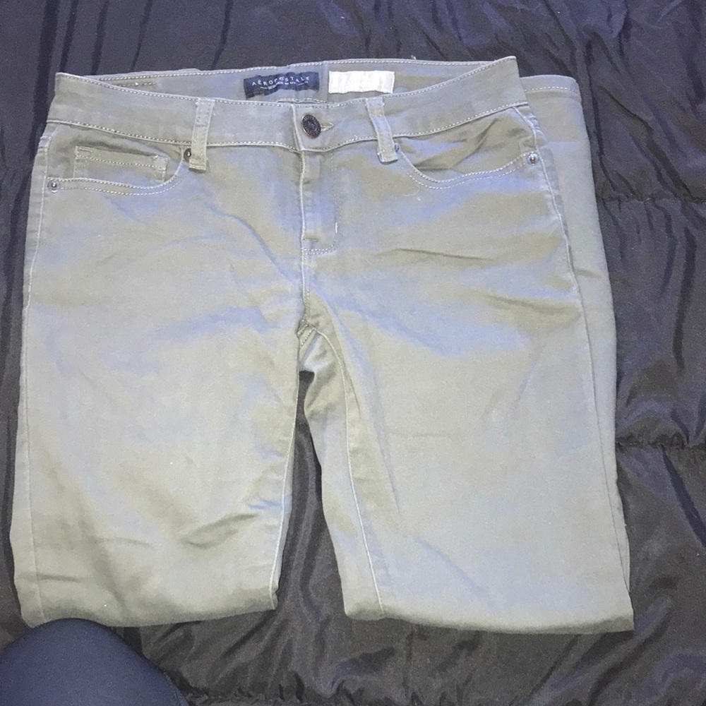 Aeropostale jeans (greenish,gray)